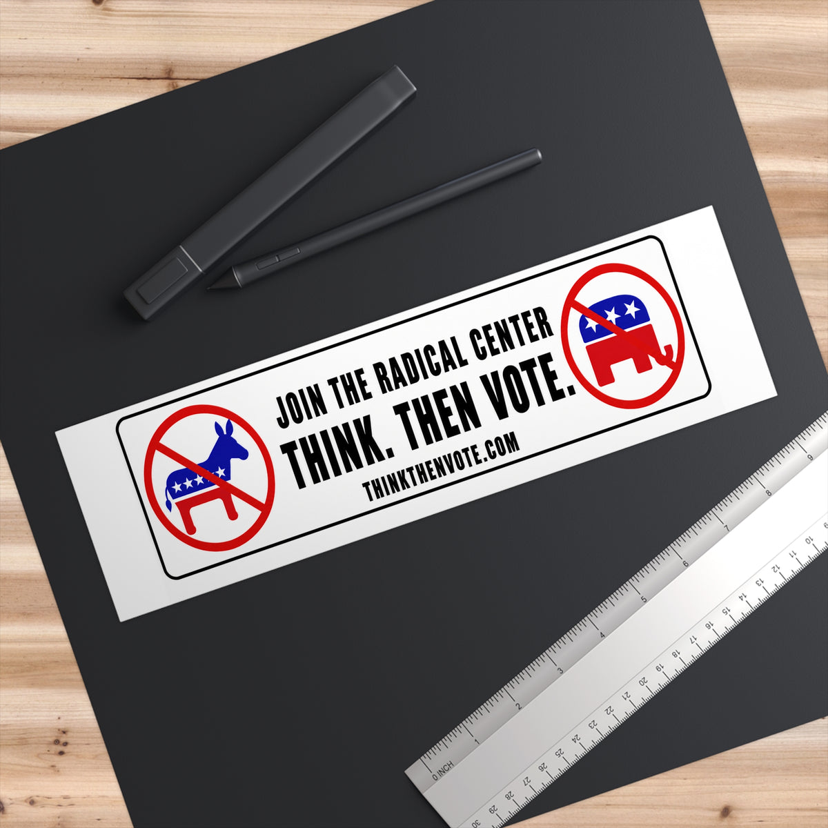 Join the Radical Center - Bumper Sticker