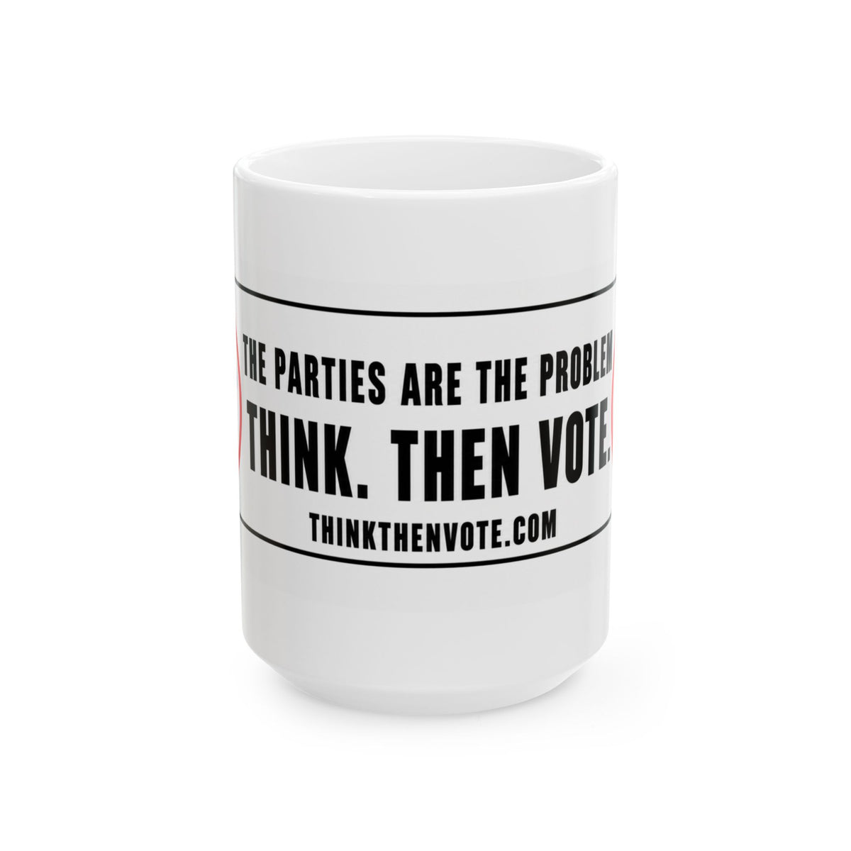 The Parties Are the Problem — Ceramic Mug