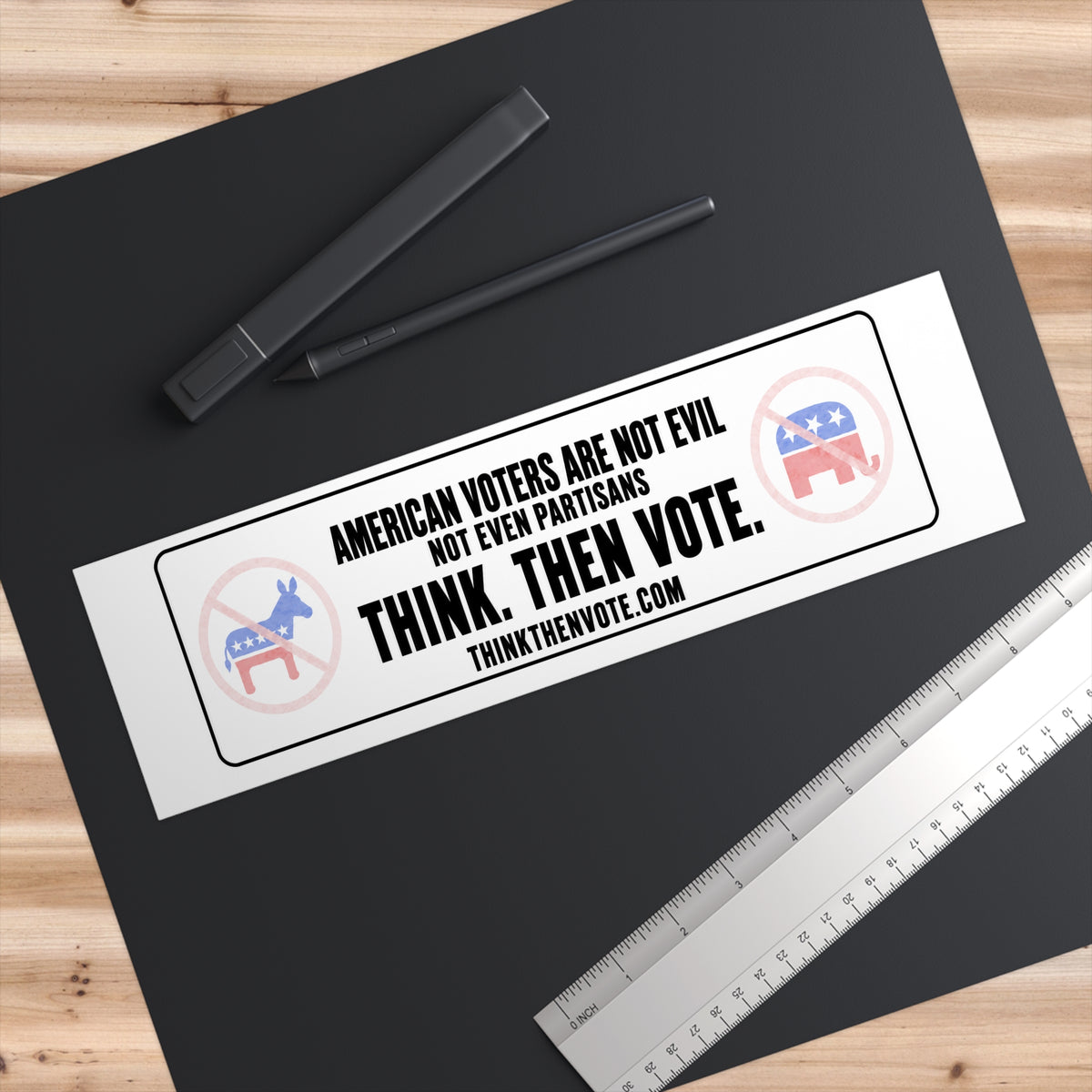 American Voters are not Evil - Bumper Sticker