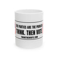 The Parties Are the Problem — Ceramic Mug