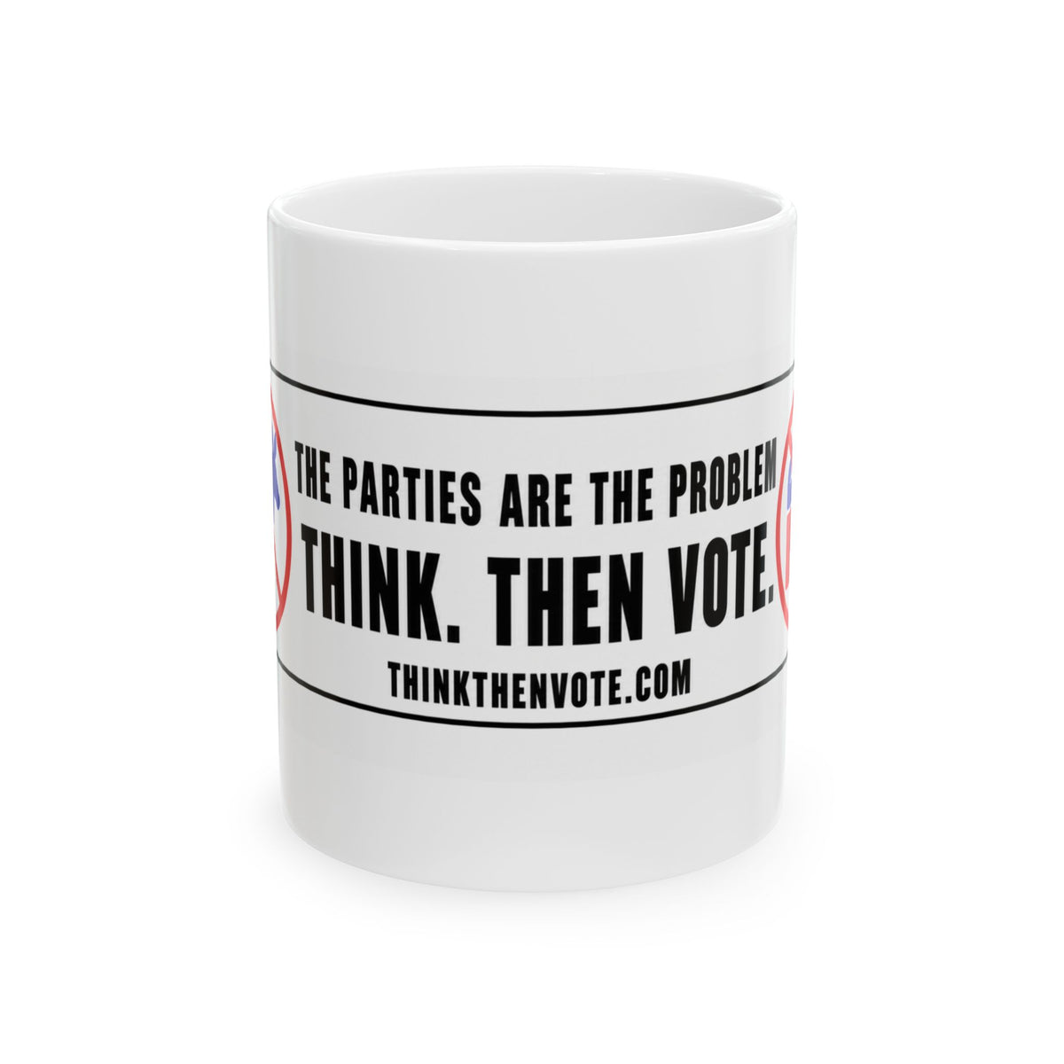 The Parties Are the Problem — Ceramic Mug