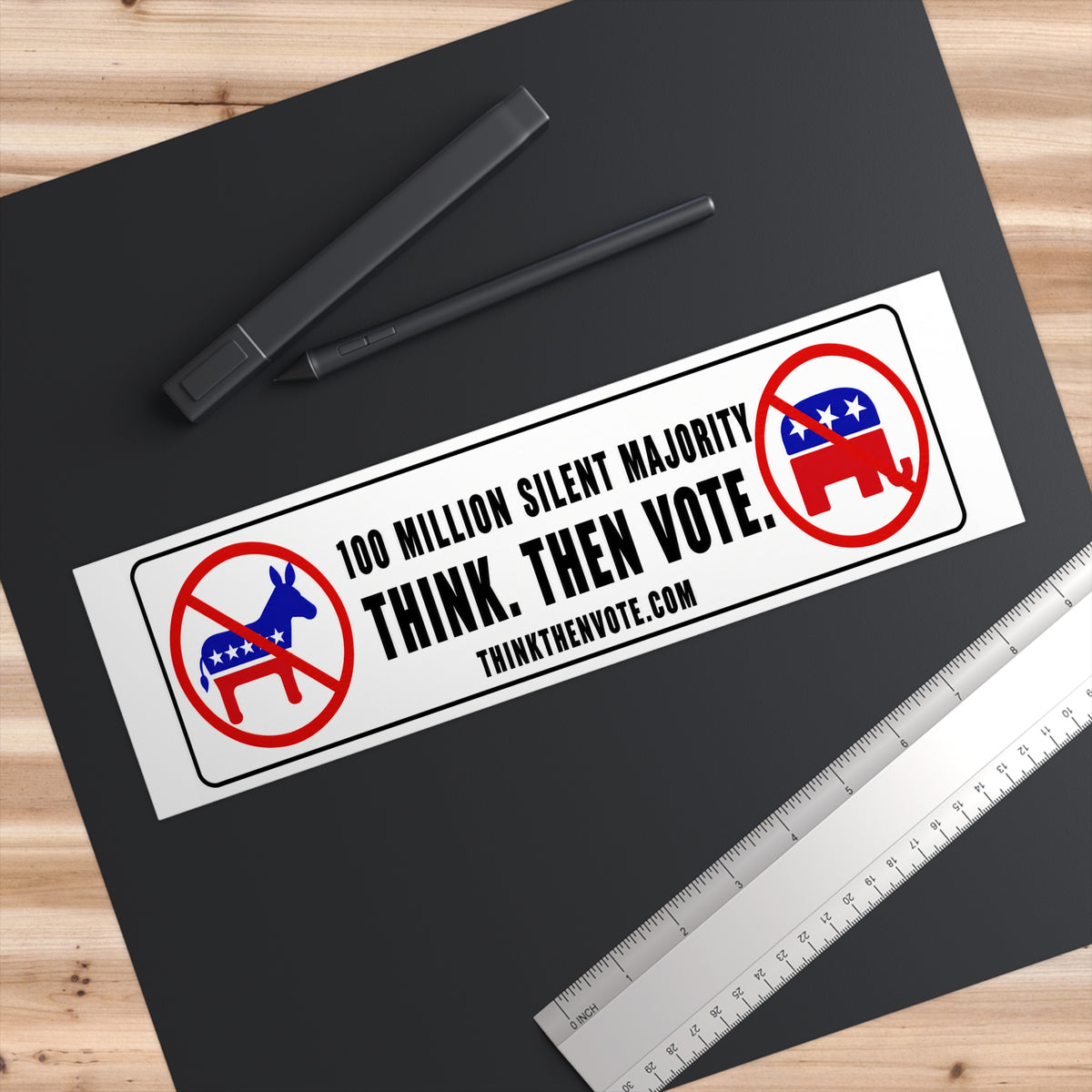 100 Million Silent Majority - Bumper Sticker