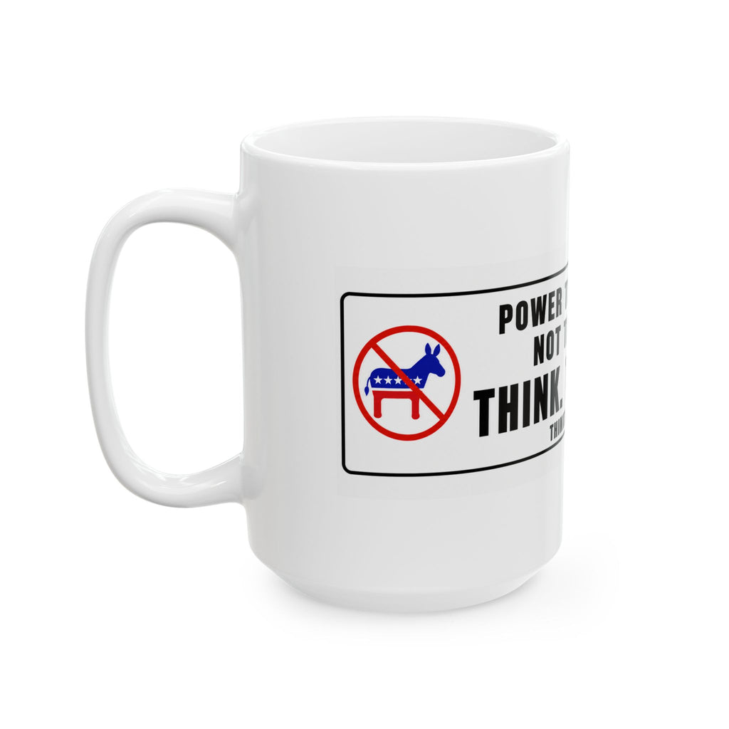 Power to the People, Not the Parties — Ceramic Mug