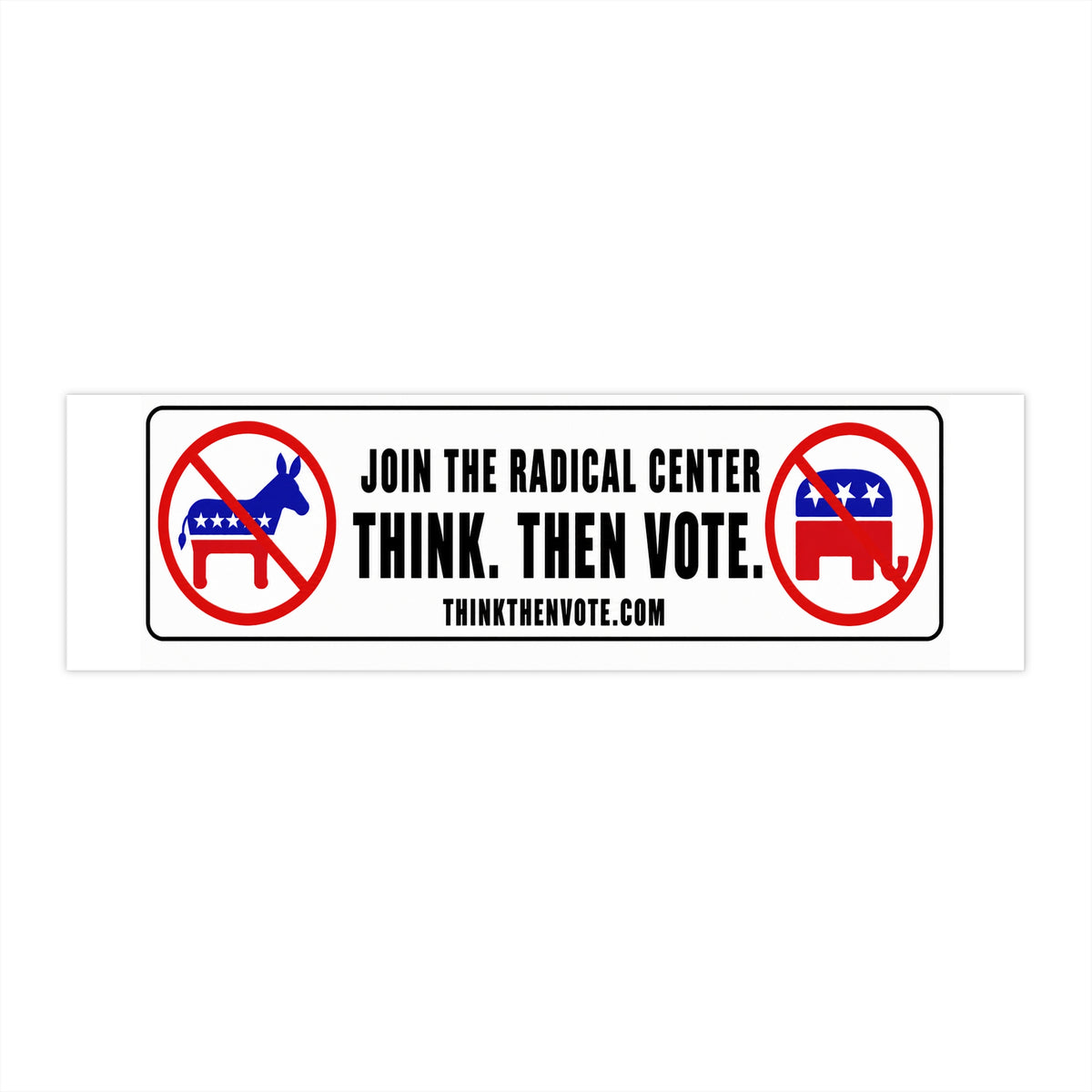 Join the Radical Center - Bumper Sticker