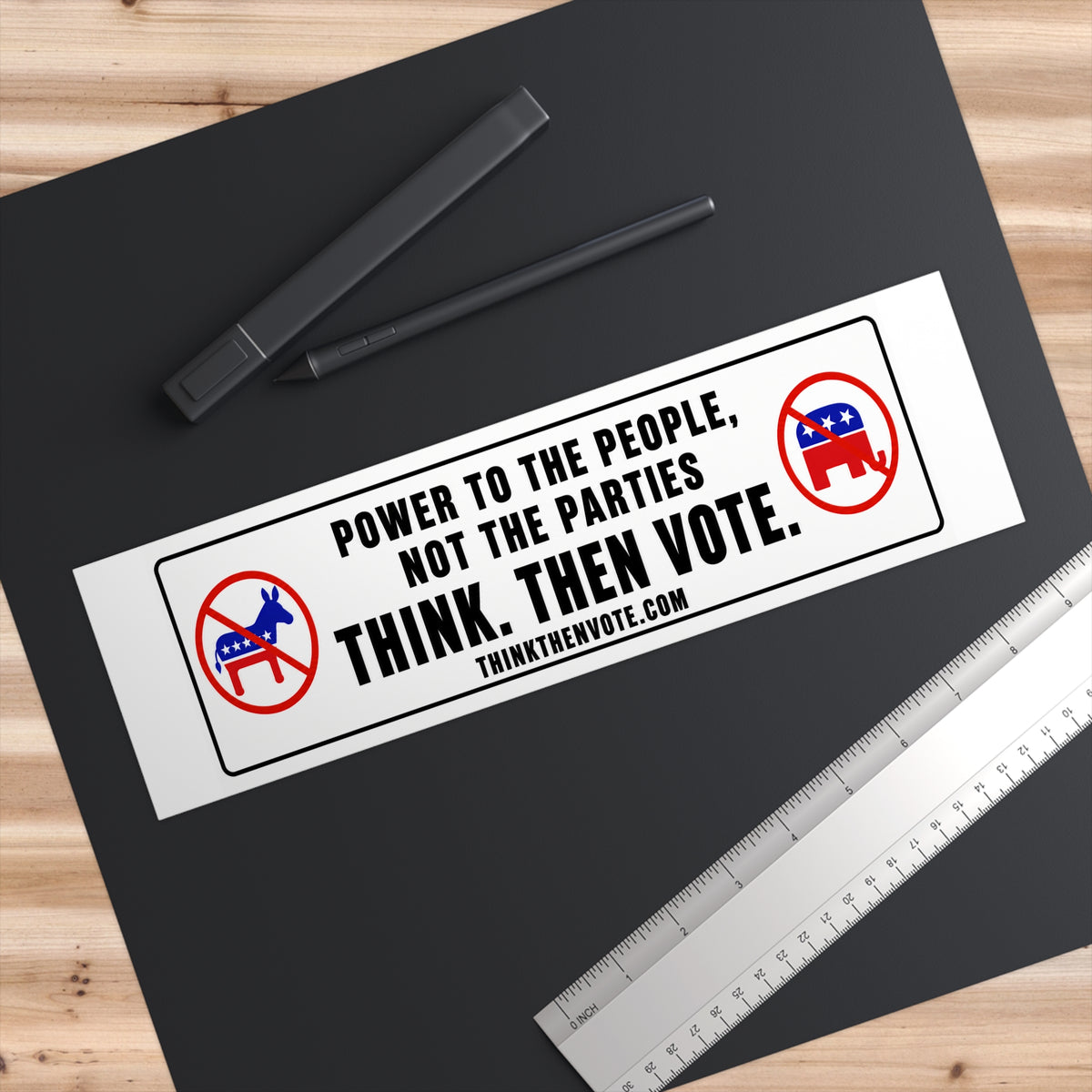 Power to the People, Not the Parties - Bumper Sticker