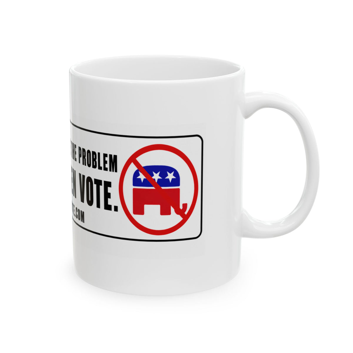 The Parties Are the Problem — Ceramic Mug